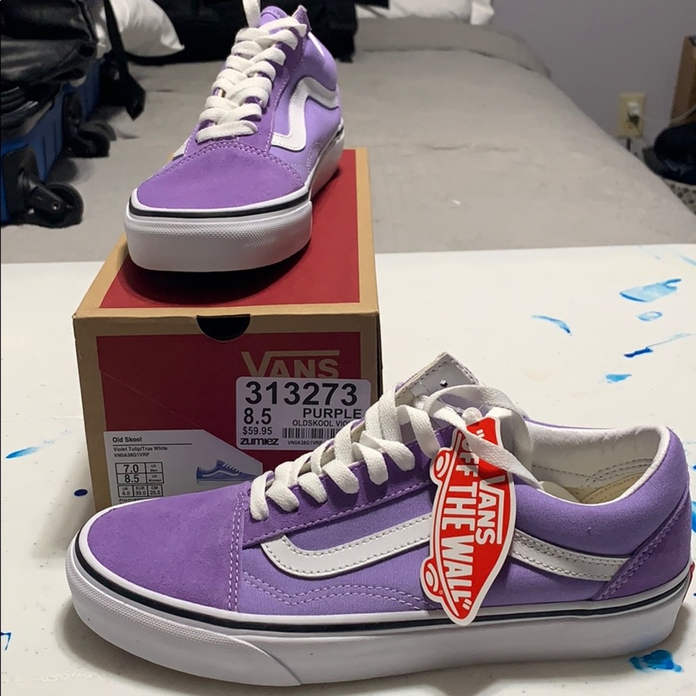 New In Box Old Skool Violet Tulip Vans